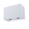 Prostokątna LAMPA sufitowa HADAR Q2 313133 Polux downlight metalowy regulowany biały