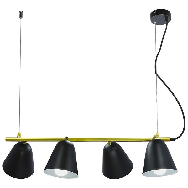 Industrialna lampa wisząca Alder 5377 Rabalux jadalniana metalowa czarna