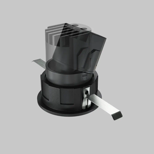 Wpuszczana ledowa oprawa Wise DL057-7W3K-B czarna