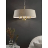 Lampa wisząca na łańcuchu Marble MAR0429-EH Dar Lighting beżowy mosiądz