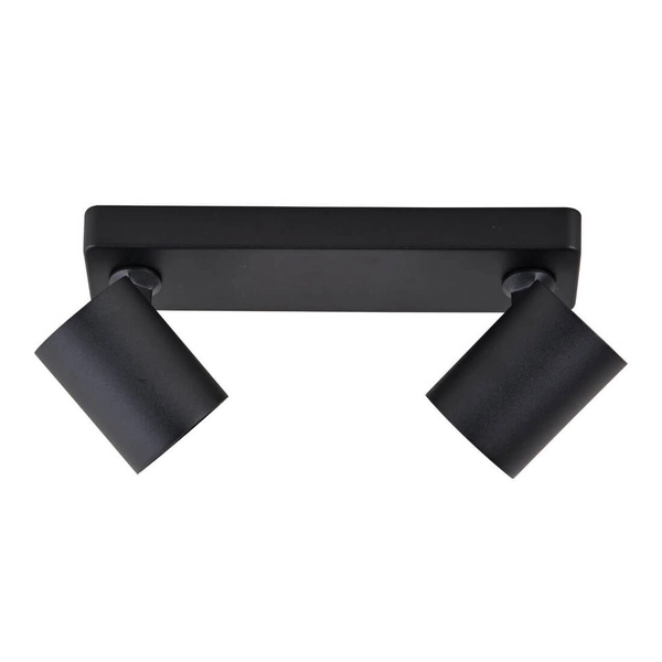 Regulowana LAMPA sufitowa SNOW LP-731/2W BK Light Prestige reflektorowa OPRAWA metalowy plafon tuby natynkowe czarny