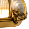Elewacyjna LAMPA zewnętrzna DUDLEY 11891/20/02 Lucide industrialna OPRAWA metalowa outdoor IP44 złota