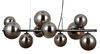 Lampa wisząca kulista Canello PND-406007-10A-BCR czarna