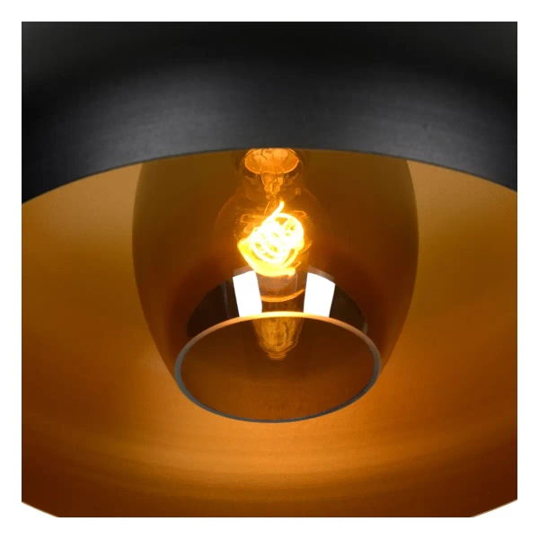 Lampa sufitowa SHARAN 30186/38/30 Lucide kopuła do salonu czarna