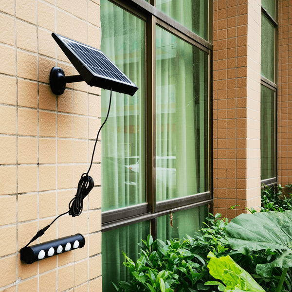 Solarna lampa elewacyjna Talent EKO8328 LED 8W IP65 czarna