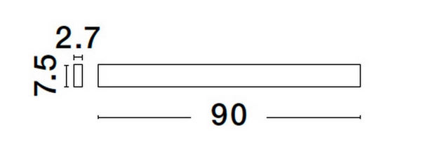 Sypialniana lampa ścienna Durango LE42856 Luces Exclusivas LED 36W 3000K złota