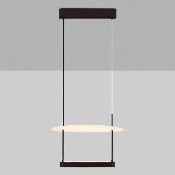 Lampa wisząca TIRAQUE LE44632 LED 29W 2700K na listwie czarna biała