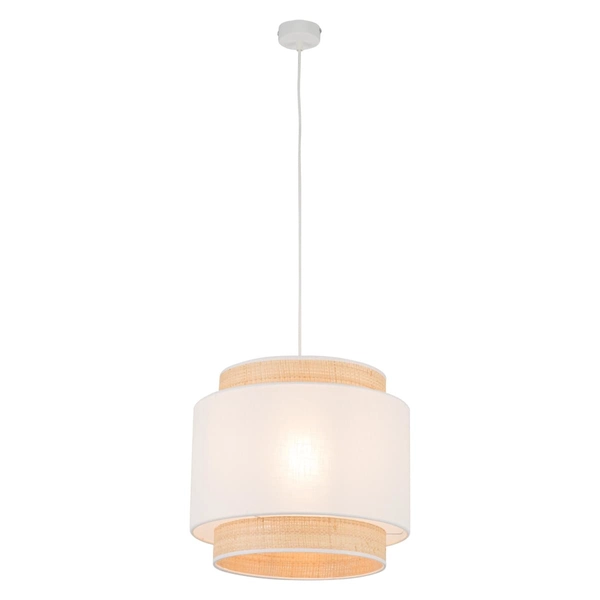 Wisząca lampa okrągła Boho 5653 TK Lighting naturalny biały słomkowy