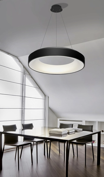 Lampa wisząca Sovana AZ3437 LED 40W 2700-6500K pierścieniowa czarna