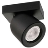 Sufitowa LAMPA plafon NUORA SPL-2855-1B-BL Italux regulowana OPRAWA metalowy reflektorek czarny