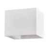LAMPA ścienna ALASKA LP-104/1W WH Light Prestige metalowa OPRAWA kinkiet prostokątny biały