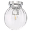 Minimalistyczny plafon Kavi KAV0150 szklany kula IP44 chrom