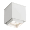 Downlight LAMPA sufitowa KAZO 7006 Shilo natynkowa OPRAWA reflektorowa do łazienki kostka cube biała