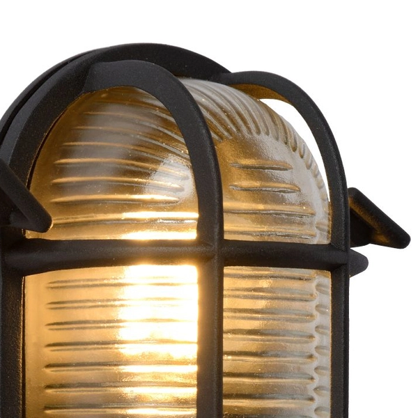 Ogrodowa LAMPA ścienna DUDLEY 11891/20/30 Lucide zewnętrzna OPRAWA outdoor industrialna IP44 czarna