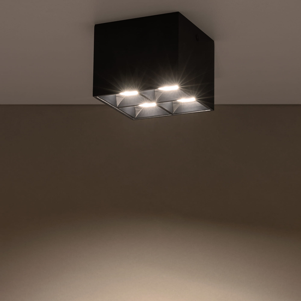 Lampa sufitowa Midi 10054 Nowodvorski LED 16W 3000K kostka czarna