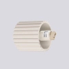 Kulista lampa ścienna HALO SL.1717 do łazienki IP44 beżowa biała