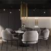 Sufitowa lampa downlight AKADI minimalistyczna tuba biurowa mosiądz czarna
