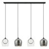 Lampa wisząca 23082 LED 24W 3000K szklana przydymiony czarny