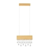 Wisząca lampa kryształowa OLEVIRA LE45145 LED 20W 3500K ściemnialna złota
