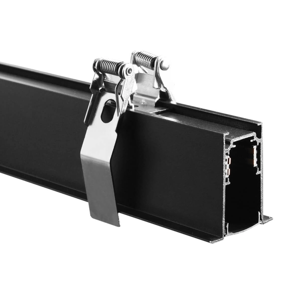 Magnetyczny szynoprzewód 1108 Domeno podłużny belka metalowy czarny