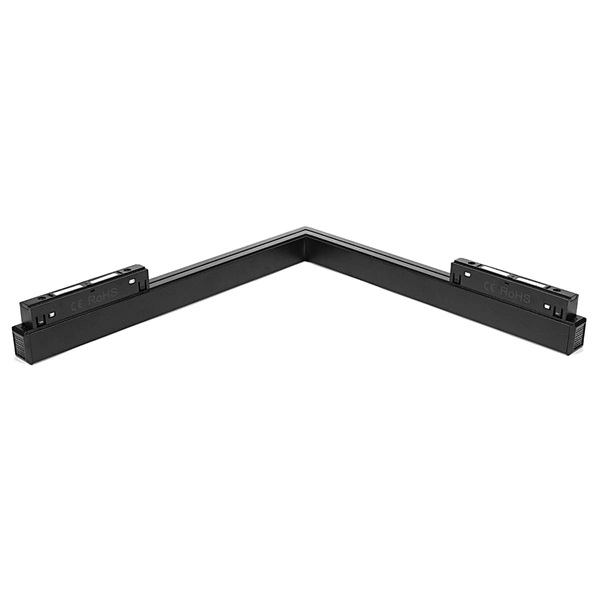 Lampa magnetyczna narożna szynowa 3-fazowa 666 Domeno LED 24W 3000K czarna