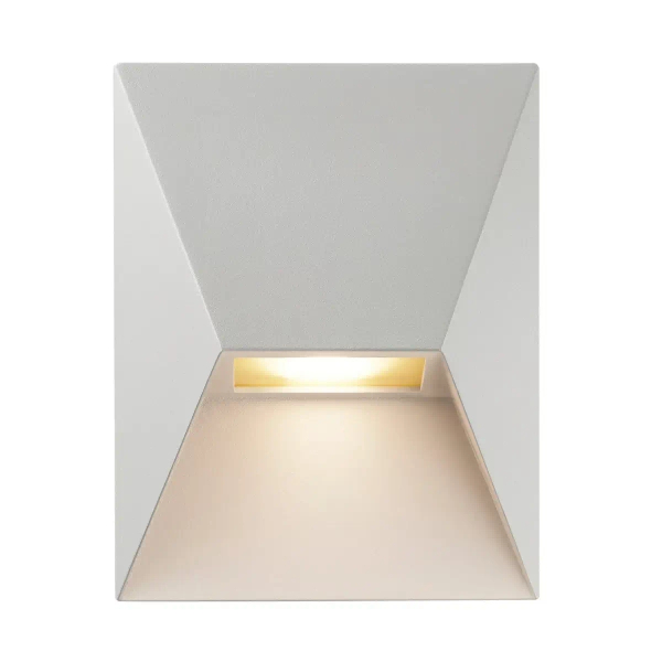 Tarasowa lampa ścienna PONTIO 2218171001 metalowa IP54 biały