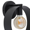Okrągła lampa ścienna HOOP 32304 Sigma metalowa do sypialni czarny