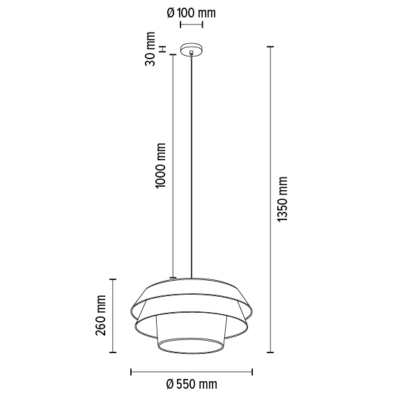 lampa wisząca AMAR 160970104 loftowa okrągły abażurowy czarny różowy szary