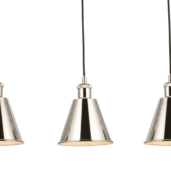 Lampa wisząca nad wyspę L&-197839 Light& na listwie nikiel