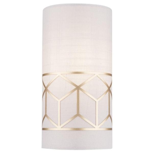 LAMPA ścienna MESSINA H223-WL-01-G Maytoni abażurowa OPRAWA kinkiet złoty beżowy