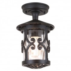 Zewnętrzna LAMPA sufitowa HEREFORD BL13A-BLACK Elstead klasyczna OPRAWA ogrodowa IP23 outdoor czarna