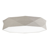 Lniany plafon ekologiczny Kantoor 6196 TK Lighting geometryczny szary beżowy