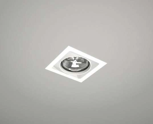 Spot LAMPA sufitowa MUKO 7340 Shilo podtynkowa OPRAWA kwadratowa WPUST do zabudowy OCZKO białe