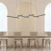 Designerska lampa wisząca 1948 LED 98W 3000K belki podłużne czarny