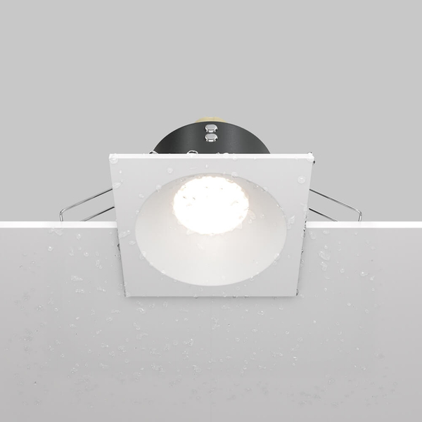 Balkonowa lampa wpuszczana Zoom DL033-2-01W Maytoni IP65 punktowa biała