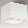Plafon LAMPA sufitowa SUWA 7721 Shilo natynkowa OPRAWA do łazienki kostka cube IP44 biała