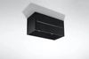 Natynkowa LAMPA sufitowa SL.0384 prostokątna OPRAWA metalowa downlight czarna