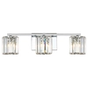 Potrójna lampa ścienna Divine QZ-DIVINE3-PC-BATH crystals IP44 chrom