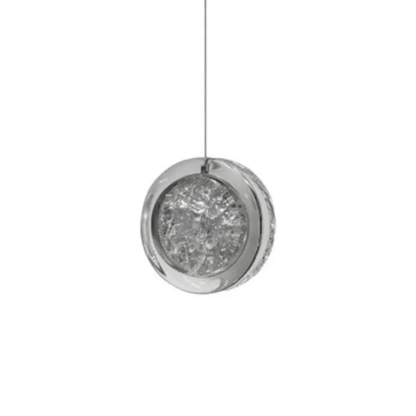 Lampa wisząca EUFORIA chrom AZ6797 1xLED 6W 3000K do sypialni