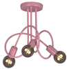 LAMPA sufitowa K-4518 Kaja metalowa OPRAWA loftowa plafon do pokoju dziecięcego sticks różowy