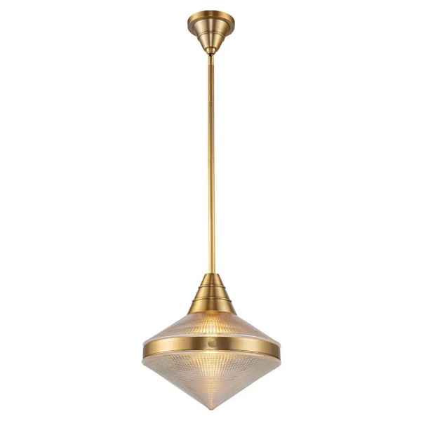 Wisząca lampa vintage Willard QN-WILLARD-P-VBS-PG mosiądz