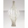Lampa wisząca do sypialni NERELDO LE45309 jedwabna biała