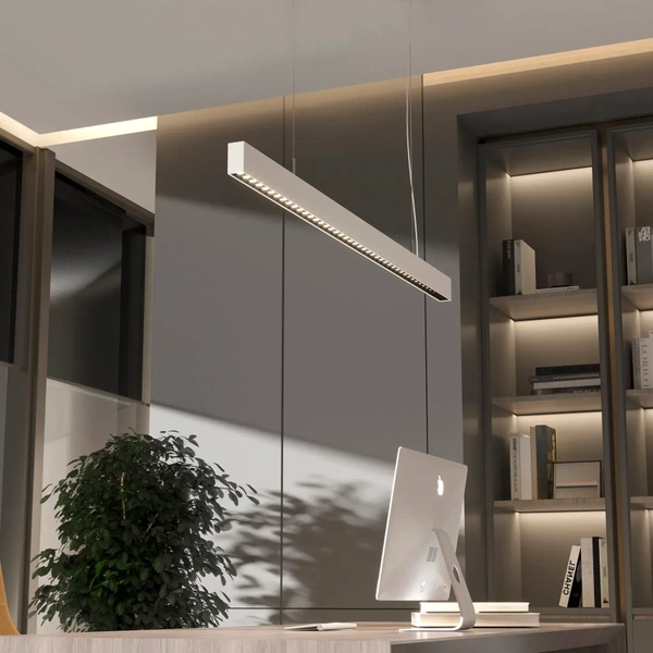 Lampa liniowa zwisowa Sigi PL0126-WH Yaskr LED 36W 3000K biała