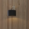 Kinkiet abażurowy L&-192628 Light& minimalistyczny czarny nikiel