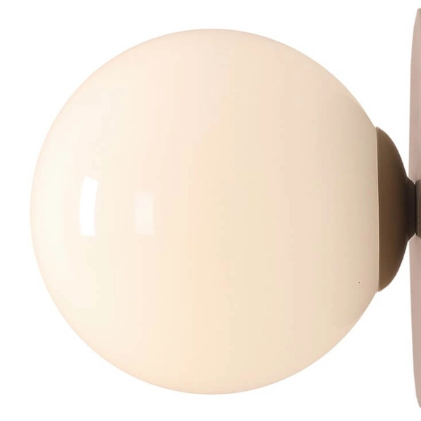 Ścienny kinkiet kulisty BALL 1126C17_S Aldex do jadalni beżowa