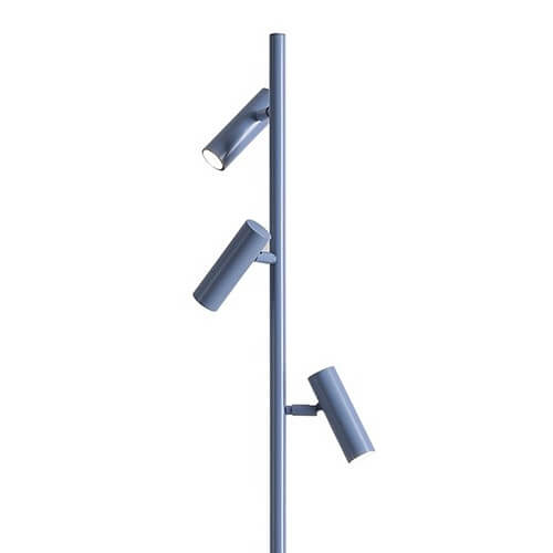 Stojąca lampa do salonu Trevo 1104A16 Aldex regulowana niebieska