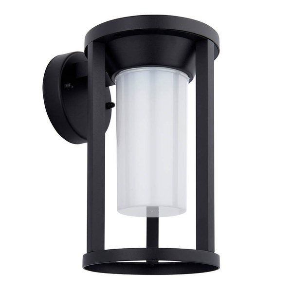 Elewacyjna lampa tuba Braden 96916 IP44 czarny biały