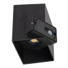 Elewacyjna naścienna lampa Cube 18182 LED 3000K kostka IP54 czarny