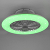 Wentylator sufitowy STRALSUND R62522987 RL Light LED 30W 3000-6500K RGB plafon okrągły srebrny
