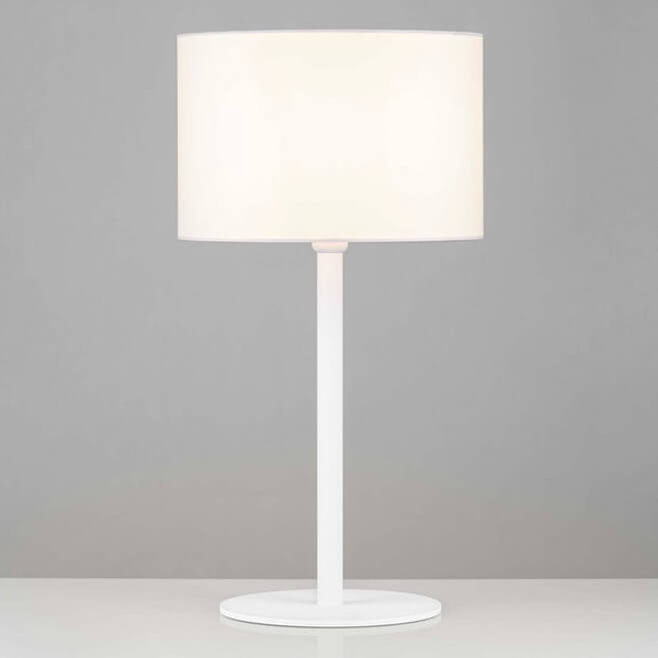 Lampka stołowa do salonu GUAVIARE LE44956 z abażurem biała